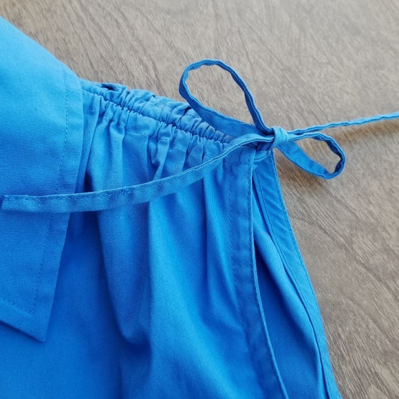 Harold's 2 Blue Button Up Sleeveless Top … - Picture 3 of 6